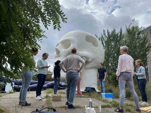 Buiten werken his